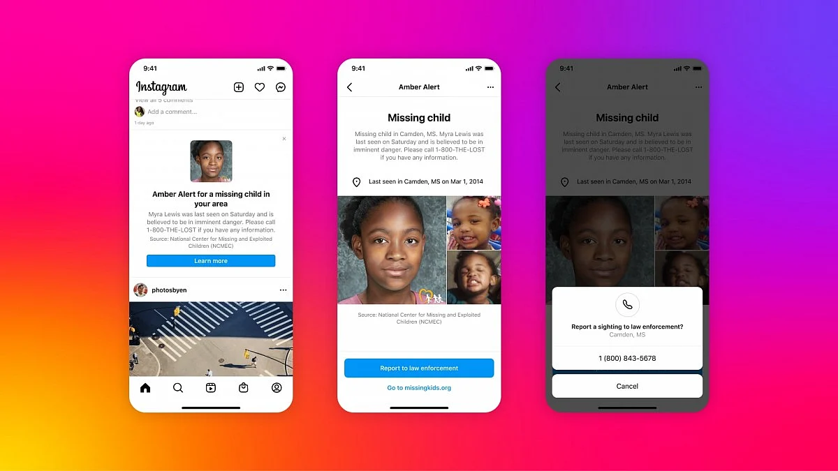 بينهم دولة عربية.. "إنستجرام" تطلق خدمة إشعارات مخصصة لإنقاذ الأطفال في 25 دولة