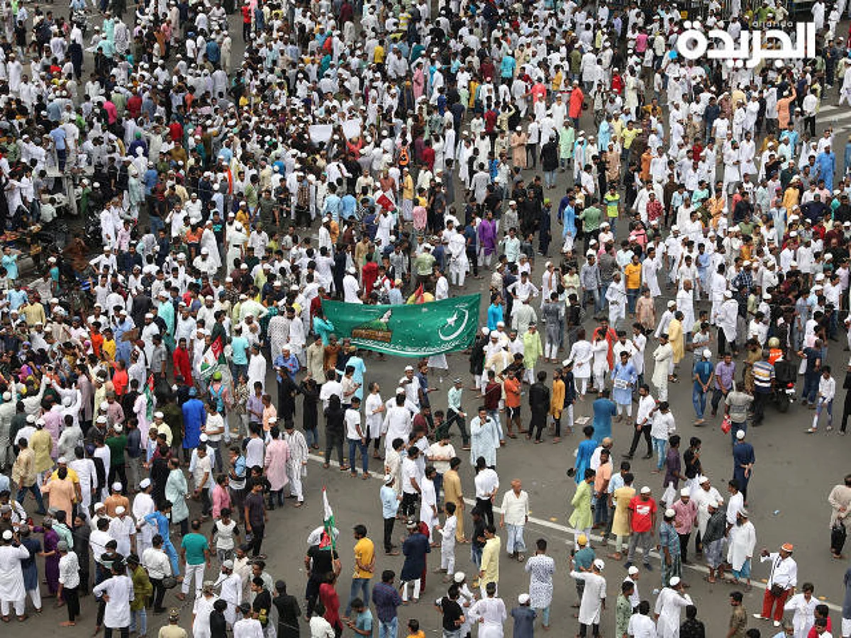 مسيرات حاشدة في الهند احتجاجاً على التصريحات المسيئة للنبي محمد صلى الله عليه وسلم