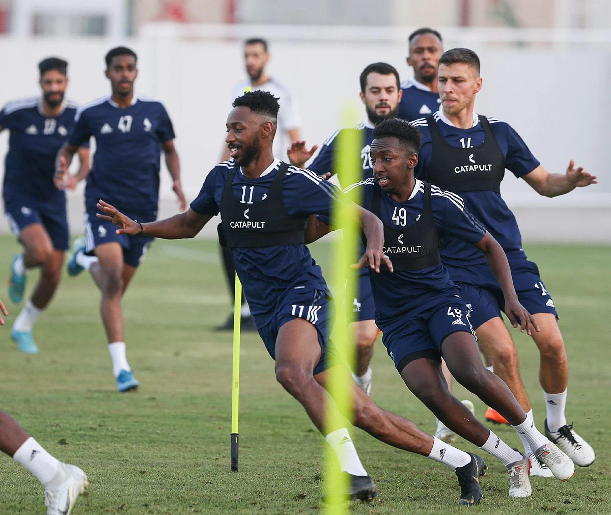الاتفاق يواصل تحضيراته للاتحاد .. ويحتفي بثلاثي الأخضر الأولمبي