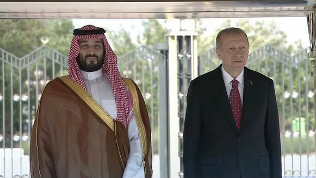 وصول ولي العهد الأمير محمد بن سلمان لقصر الرئاسة في أنقرة.. و"أردوغان" في استقباله