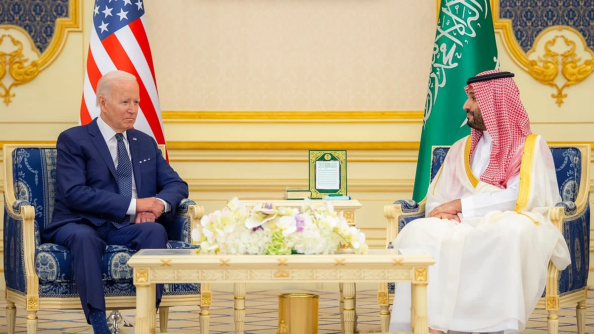 ولي العهد الأمير محمد بن سلمان والرئيس الأمريكي جو بايدن