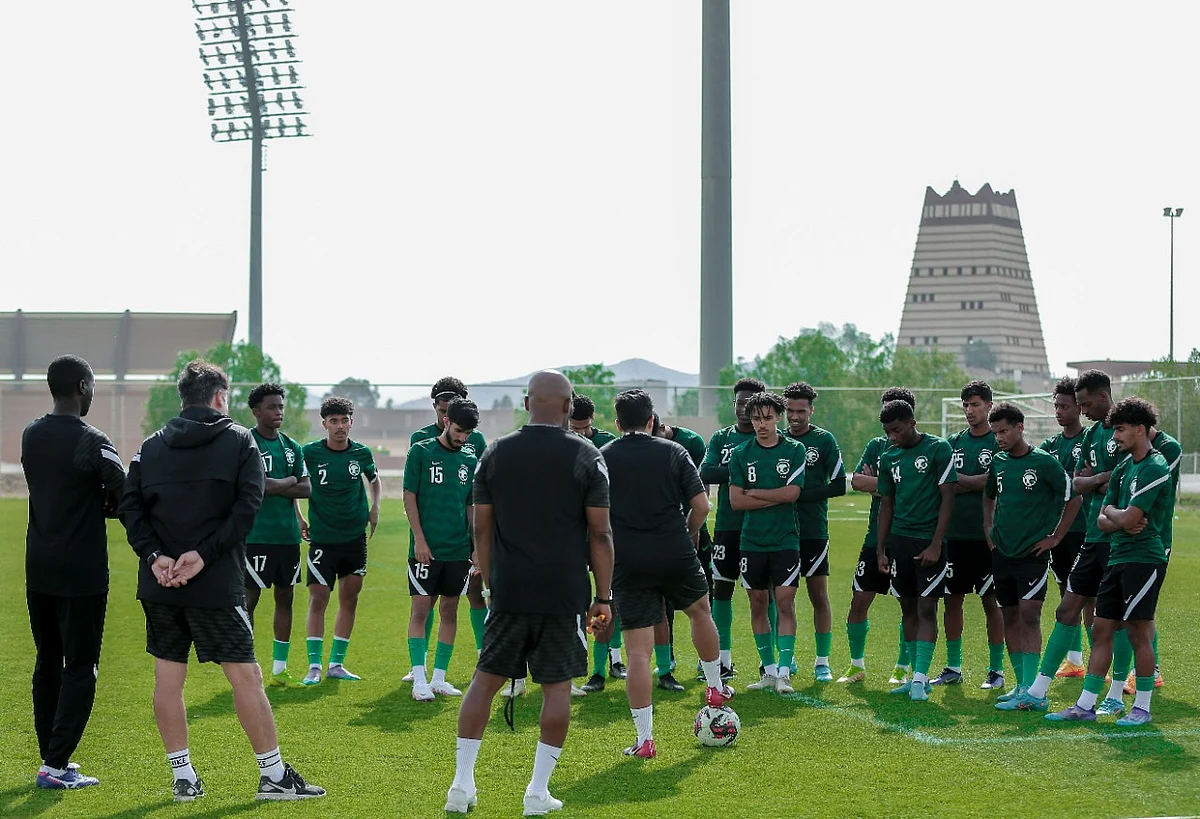 المنتخب السعودي تحت 20 عامًا يختتم استعداده لمواجهة اليمن