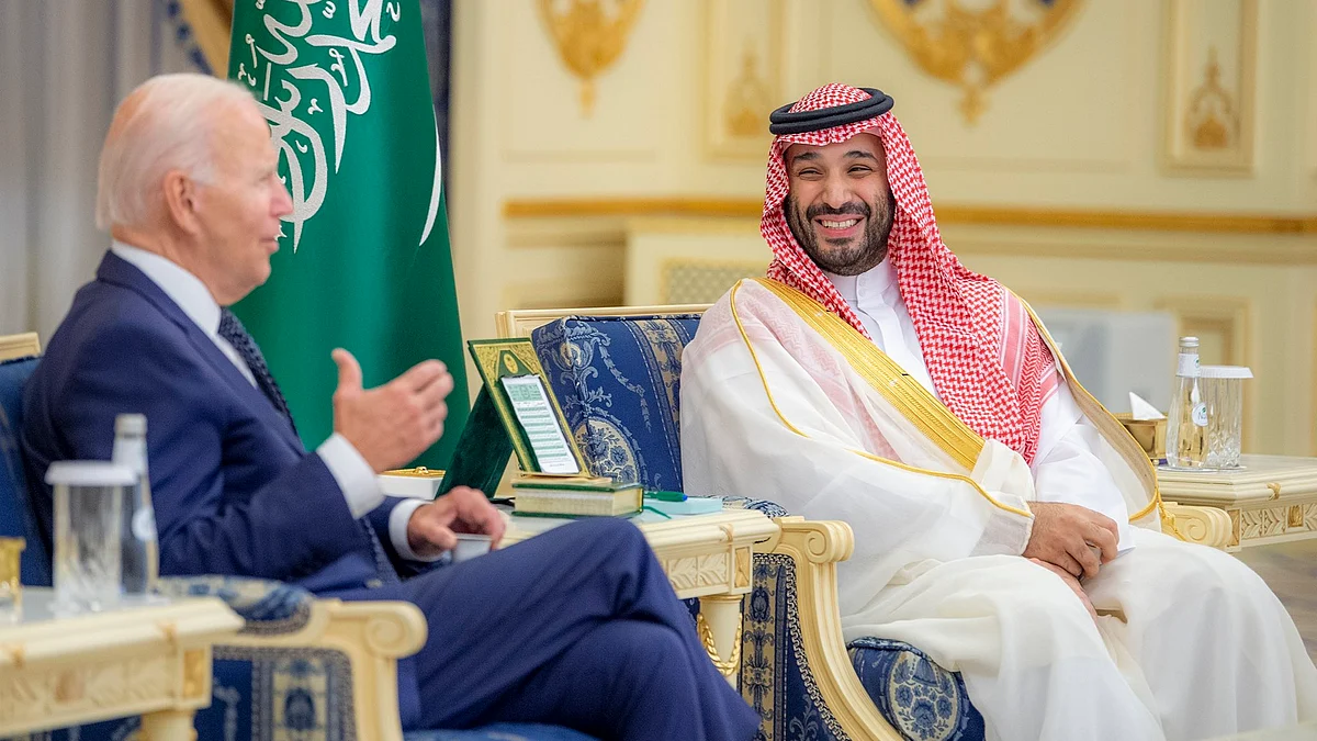 ولي العهد الأمير محمد بن سلمان والرئيس الأمريكي جو بايدن