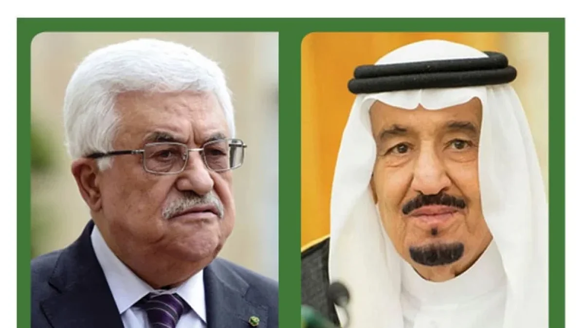 خادم الحرمين يتلقى اتصالاً من الرئيس الفلسطيني