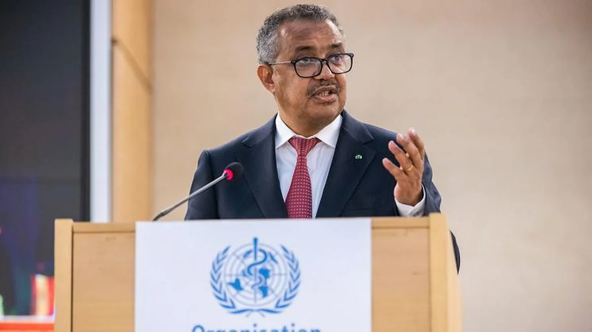 المدير العام لمنظمة الصحة العالمية تيدروس أدهانوم جيبرييسوس
