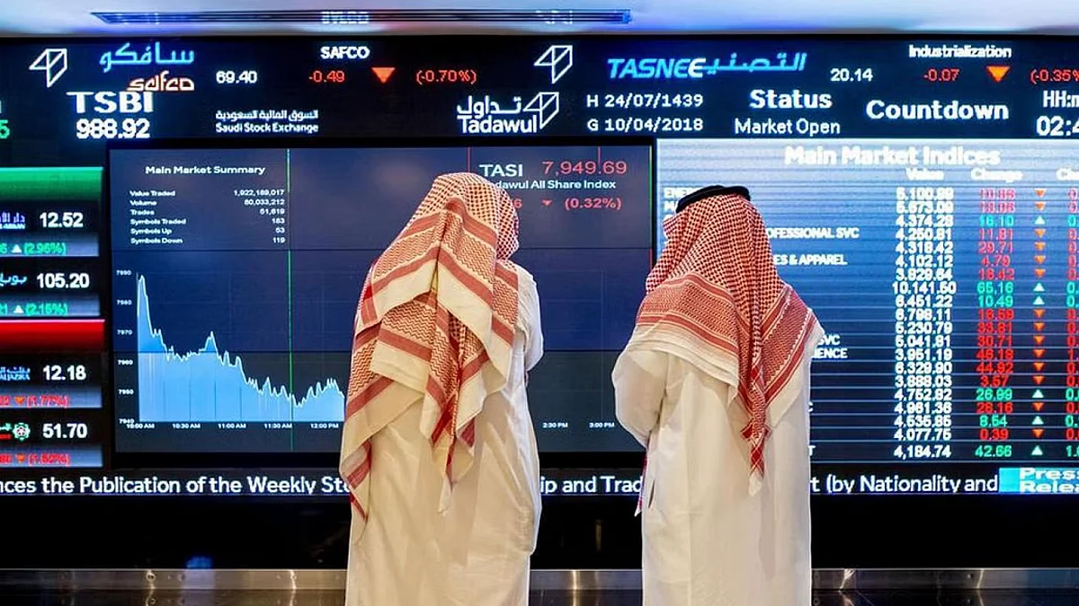 مؤشر "الأسهم السعودية" يغلق مرتفعًا عند 11987 نقطة