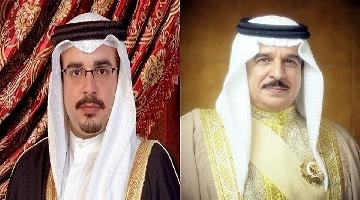 ملك البحرين وولي عهده