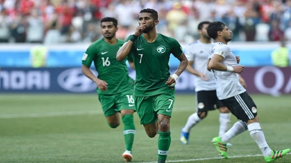 سلمان الفرج لاعب المنتخب السعودي