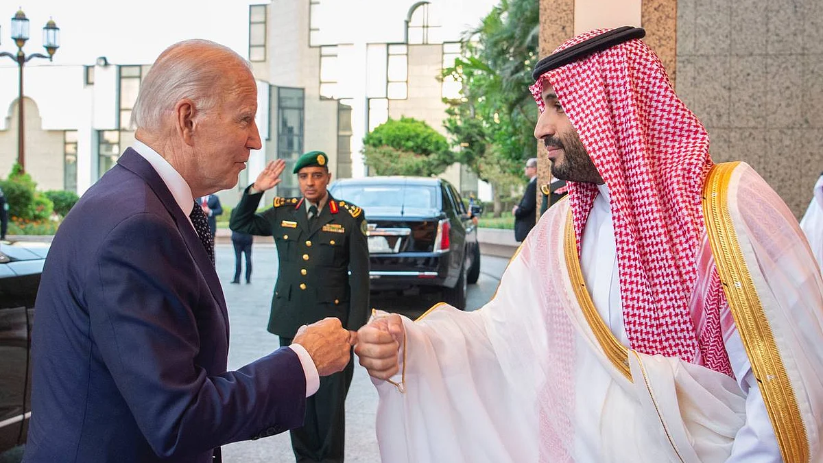ولي العهد الأمير محمد بن سلمان والرئيس الأمريكي جو بايدن