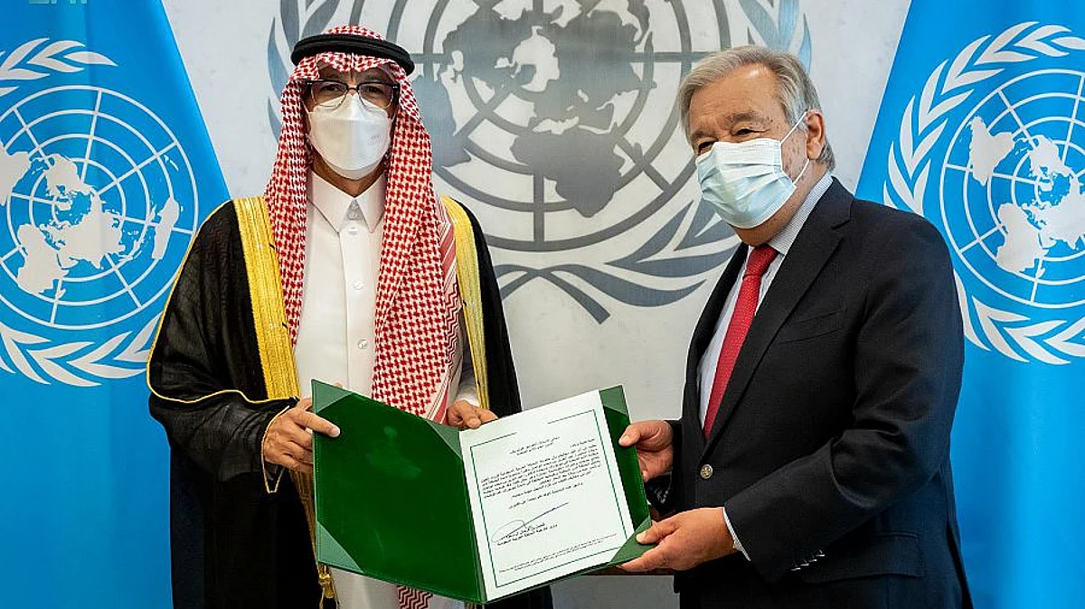 السفير عبدالعزيز الواصل يقدم أوراق اعتماده لأمين الأمم المتحدة أنطونيو غوتيريش
