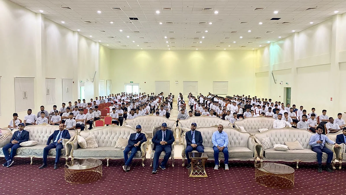 جانب من حضور برنامج يوم المتدرب التقني بصامطة