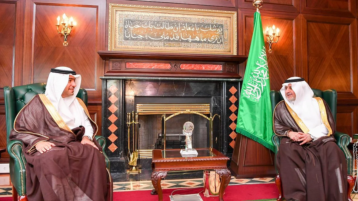 الأمير فهد بن سلطان وماجد الحقيل