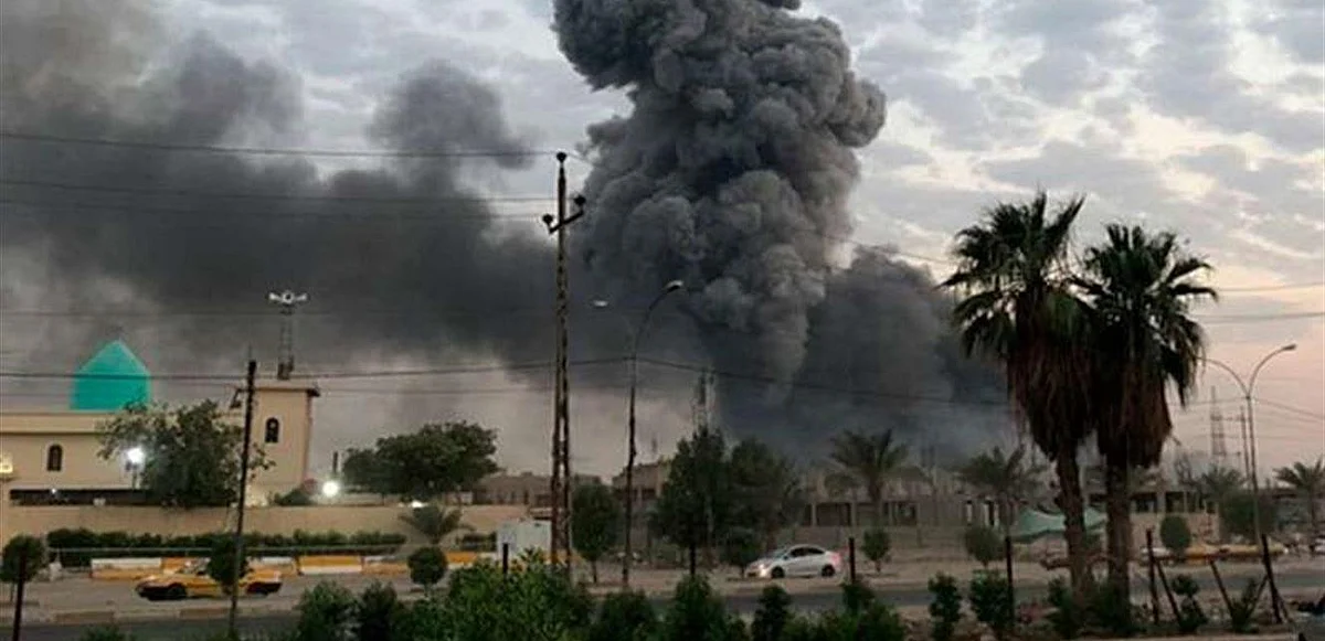 المنطقة الخضراء في بغداد تتعرض لقصف بـ4 صواريخ