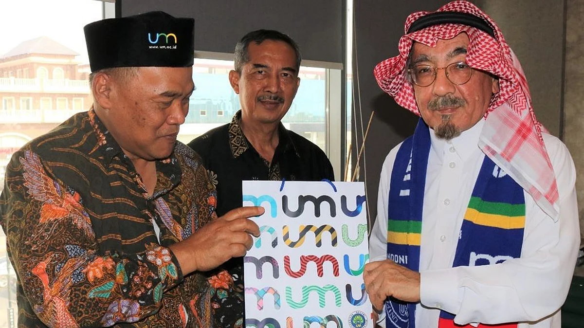 يحيى بن جنيد يستقبل الوفد الإندونيسي