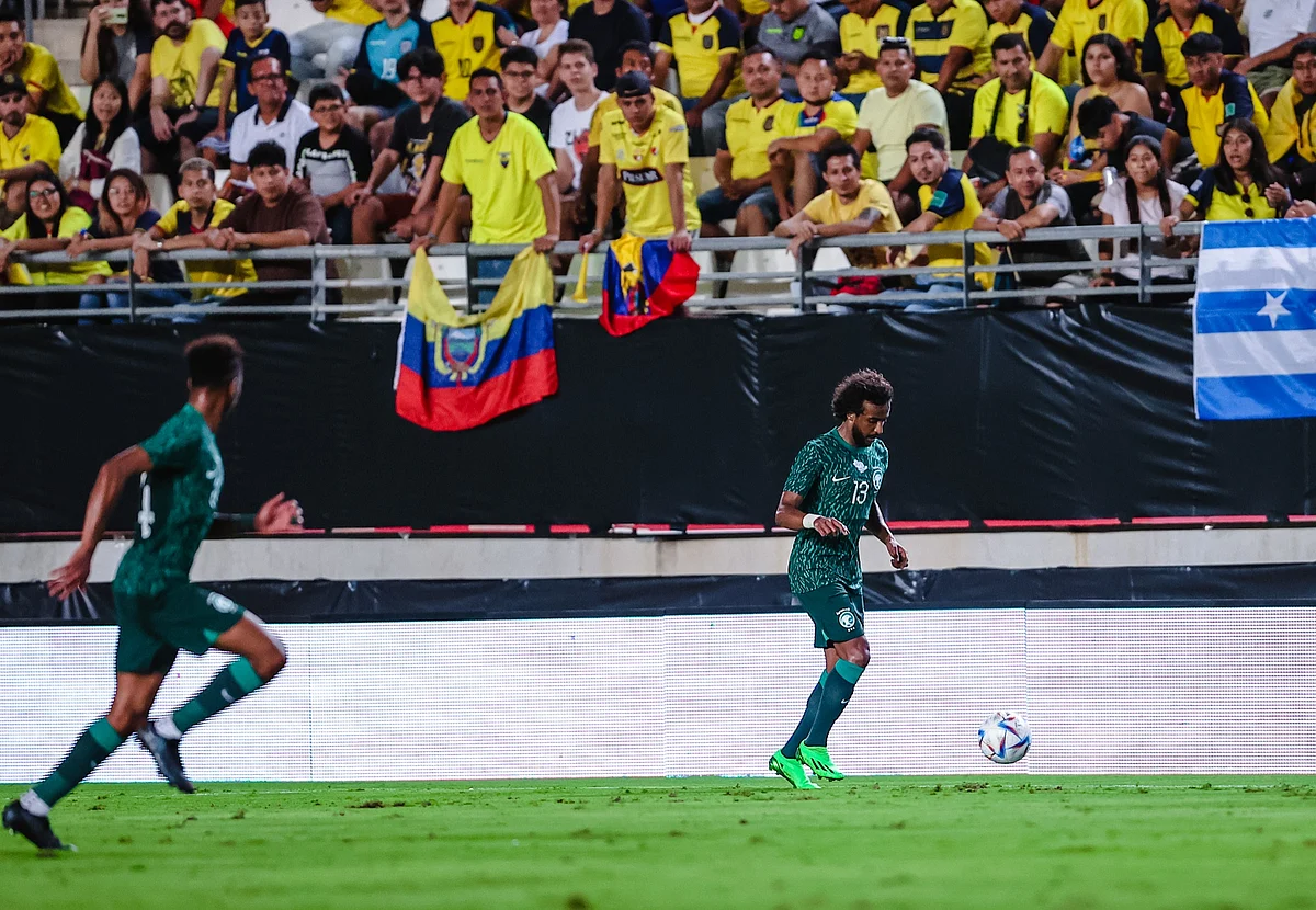 "العويس" نجم المباراة .. الأخضر السعودي مع الإكوادور (سلبية) تحضيرًا لمونديال 2022