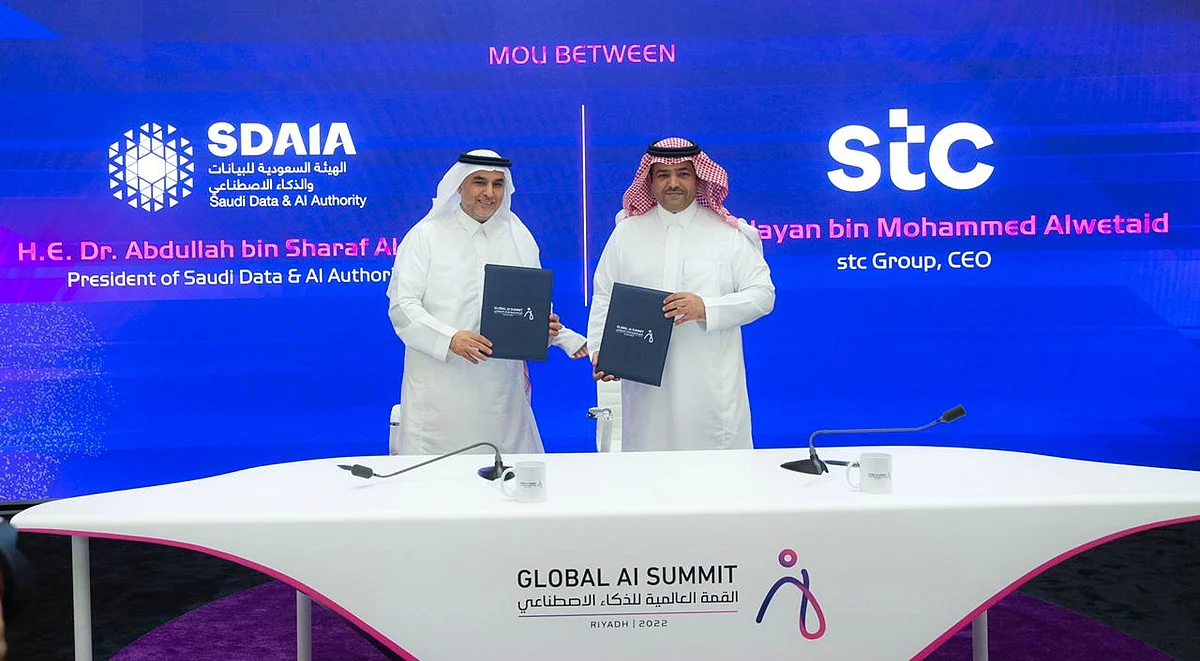 stcو"سدايا" توقعان مذكرة تفاهم لتطوير التقنيات الرقمية والذكاء الاصطناعي