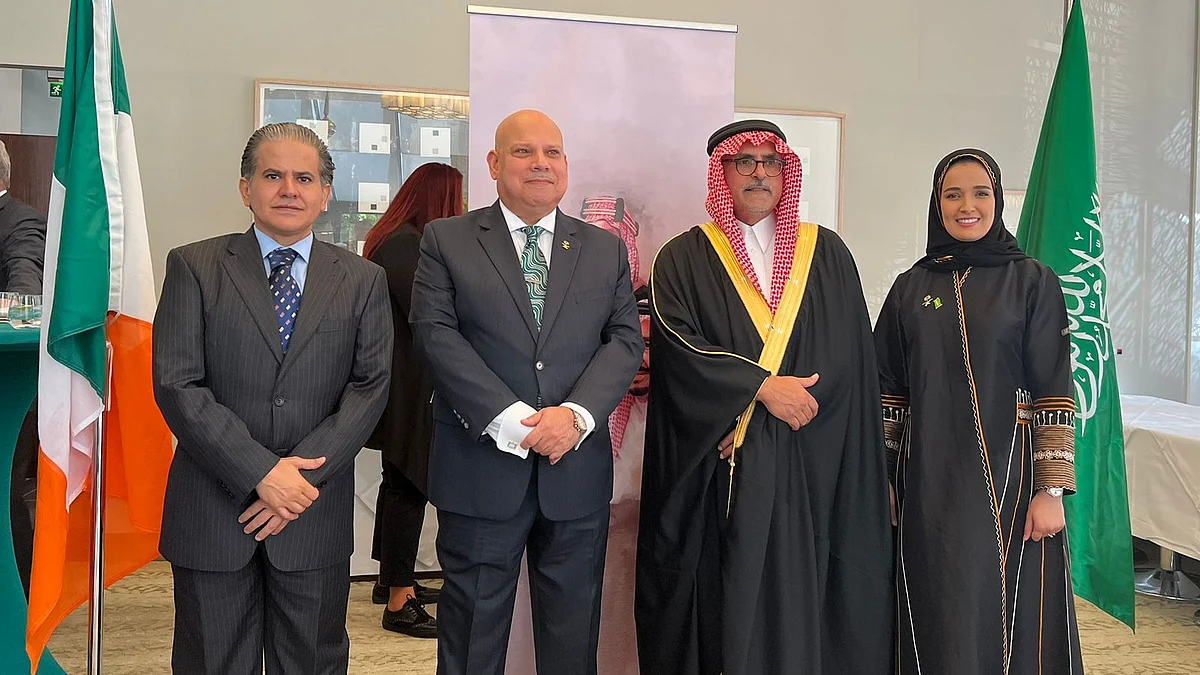 سفارة السعودية في أيرلندا تحتفل باليوم الوطني بمشاركة عدد من المسؤولين الأيرلنديين