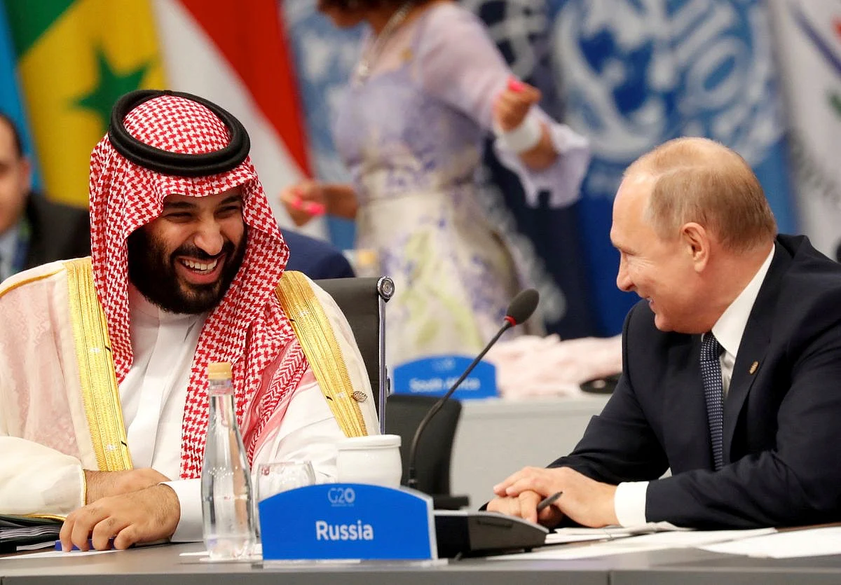 محمد بن سلمان وفلاديمير بوتين