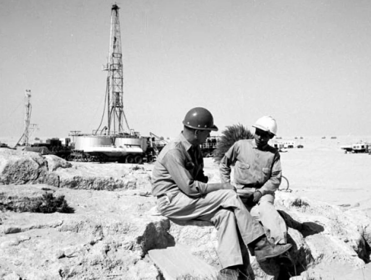عام 1938 حفر البئر الاختبارية الأولى في الظهران