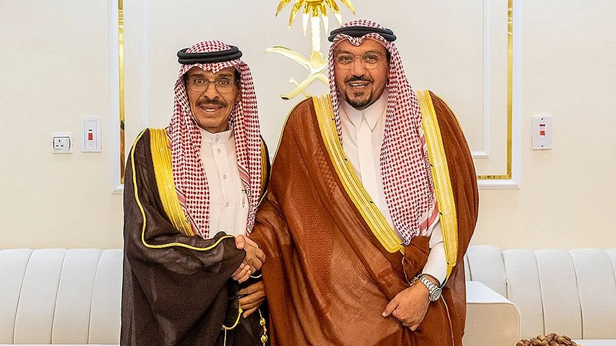 أمير القصيم يلبي دعوة "العلوي" في منزله بـ"قُبة"