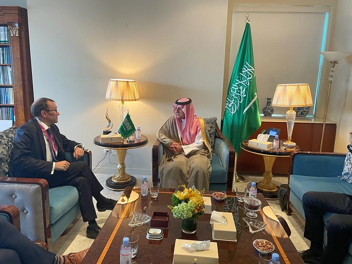 "الجبير" يلتقي وزير البيئة النرويجي ويستعرضان مبادرتي السعودية الخضراء و"الشرق الأوسط الأخضر"
