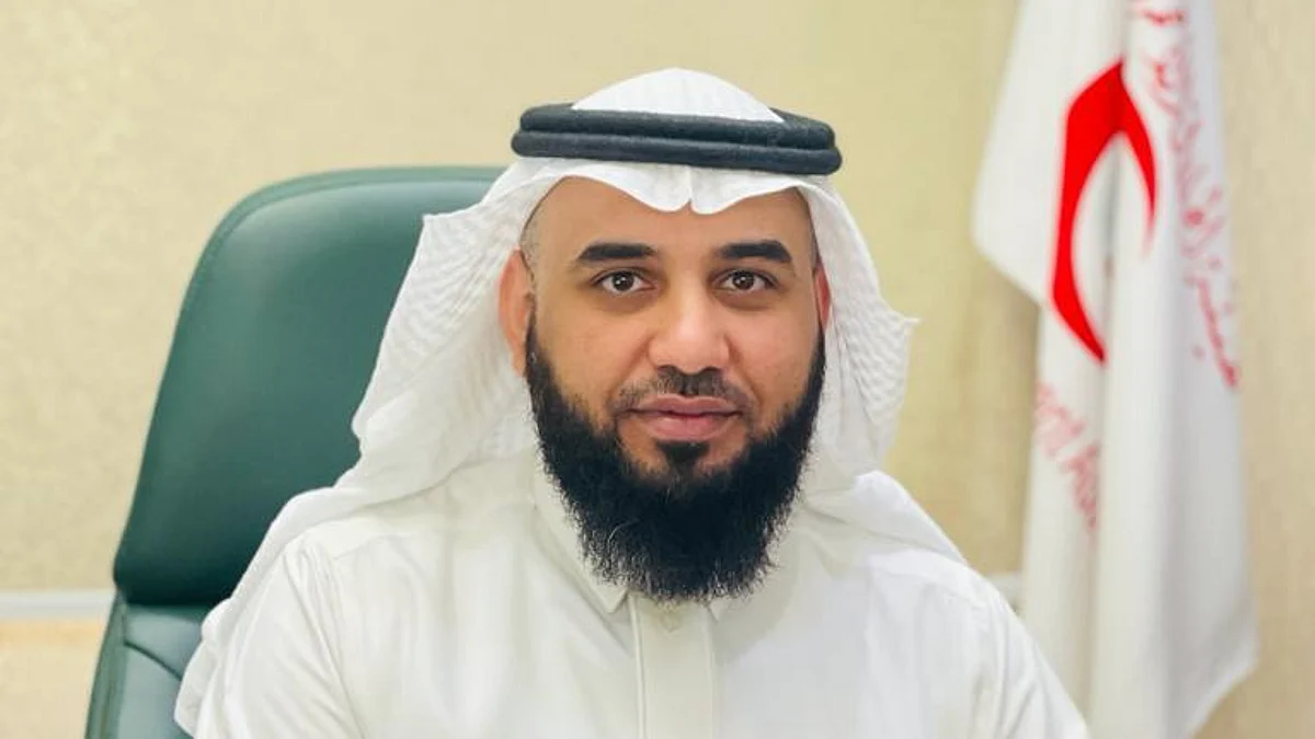 مدير عام فرع هيئة الهلال الأحمر السعودي بمنطقة الحدود الشمالية نواف مياح العنزي