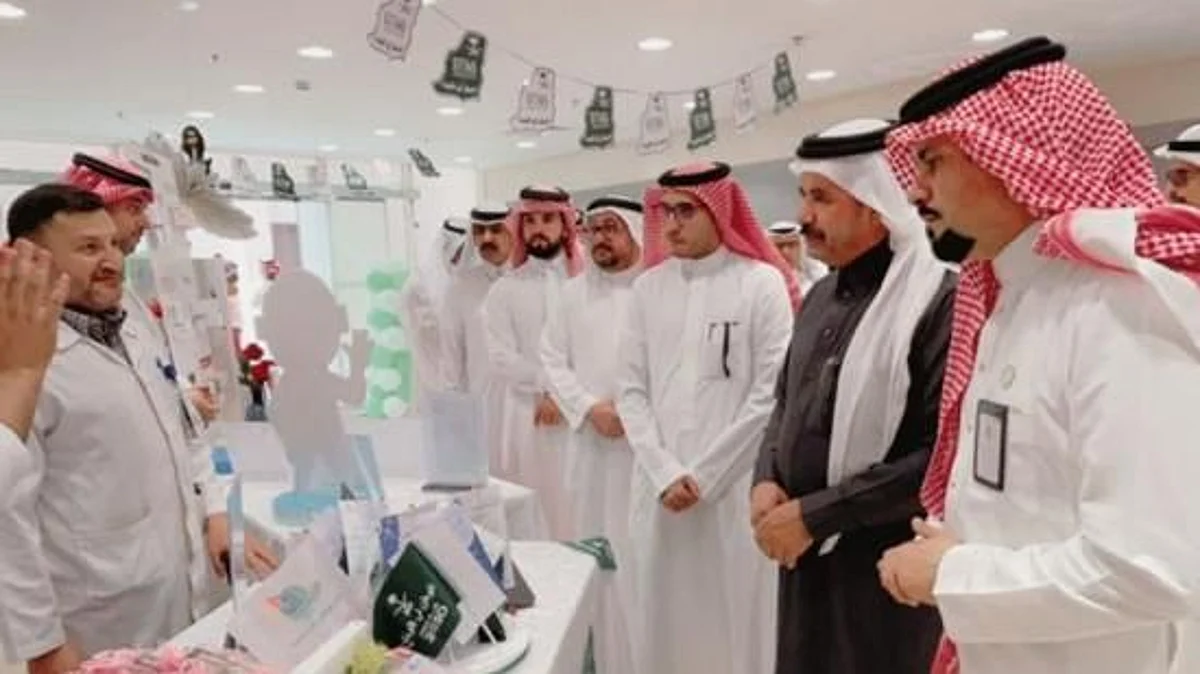 جانب من حضور المعرض التوعوي