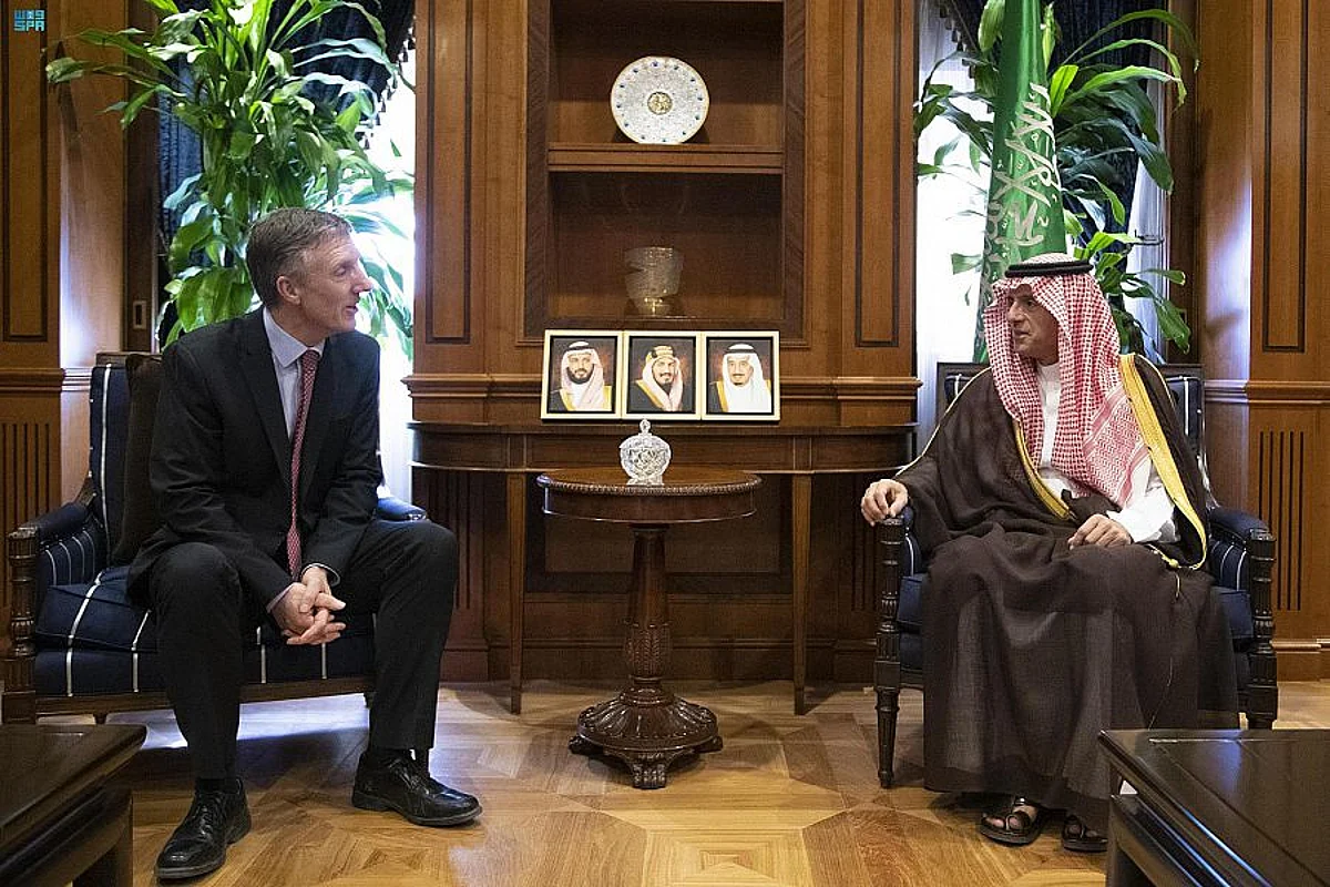 "الجبير" يستقبل سفير إيرلندا لدى المملكة