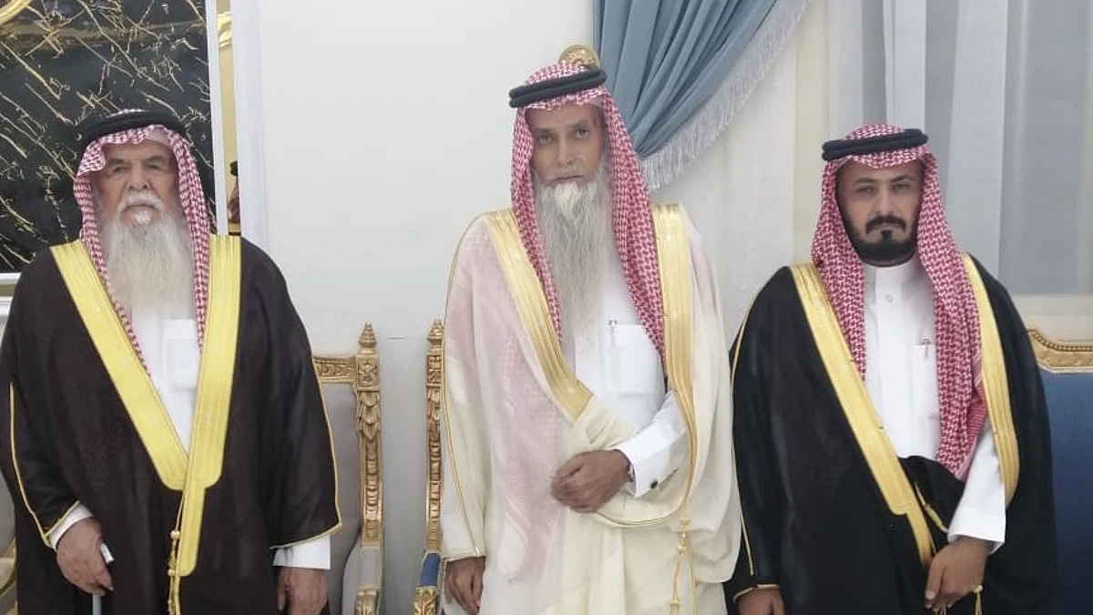 "ذعار آل مسعود" يحتفل بزواجه في محافظة تثليث