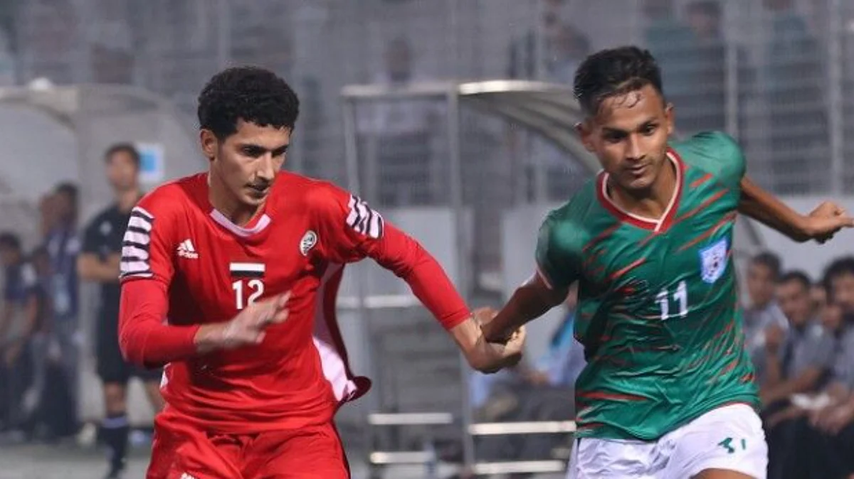 جانب من منافسات تصفيات كأس آسيا للناشئين