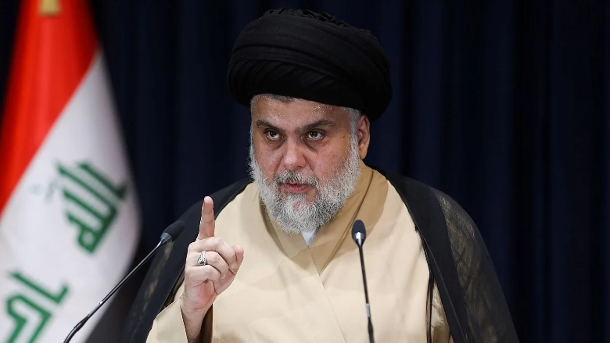 زعيم التيار الصدري في العراق مقتدى الصدر