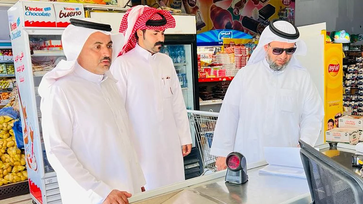 نسبة التوطين في منافذ البيع في التموينات التجارية بمنطقة نجران تتجاوز 57%