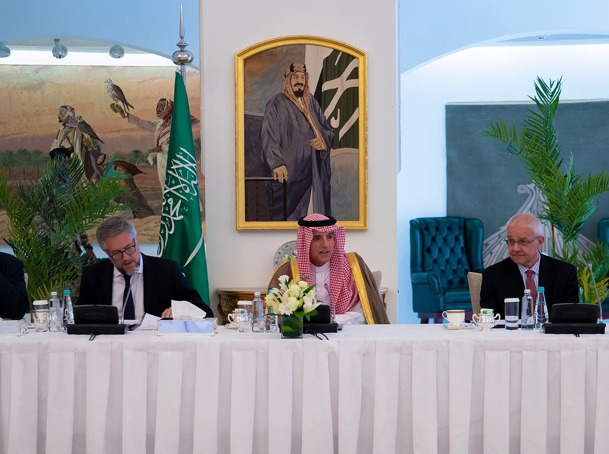 "الجبير" يلتقي سفراء دول الاتحاد الأوروبي لبحث التنسيق المشترك