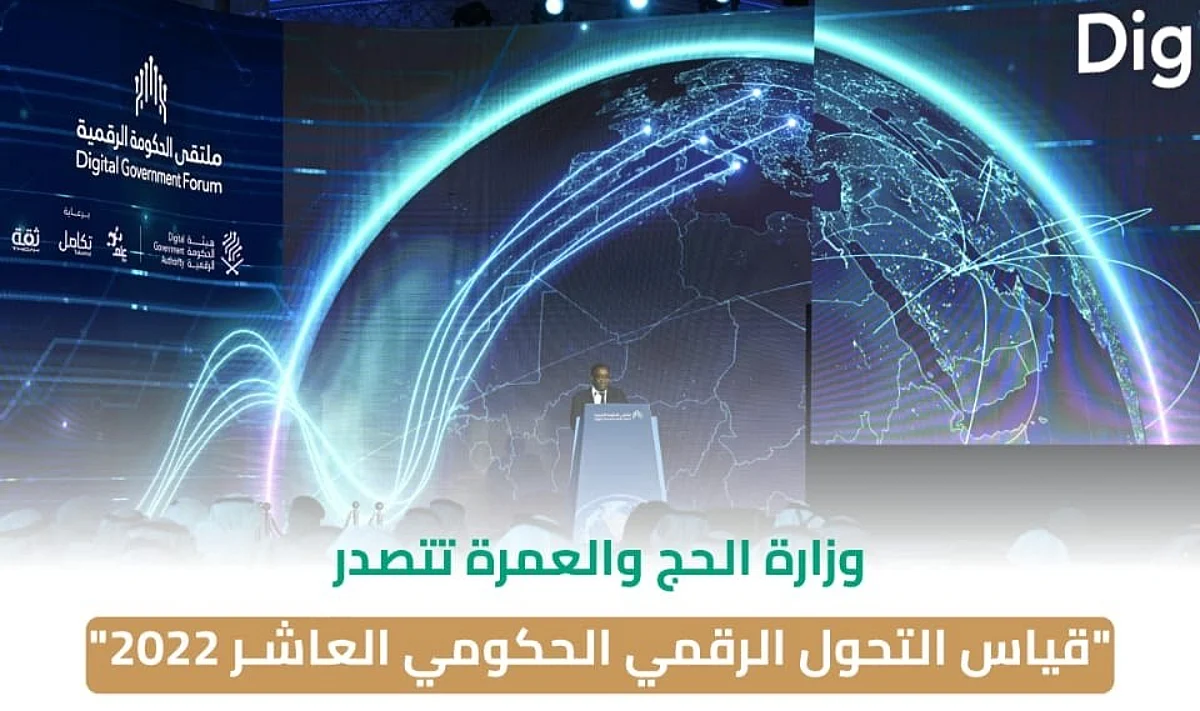 وزارة الحج تتصدّر جائزة "التحوّل الرقمي" بـ3 مراكز متقدّمة