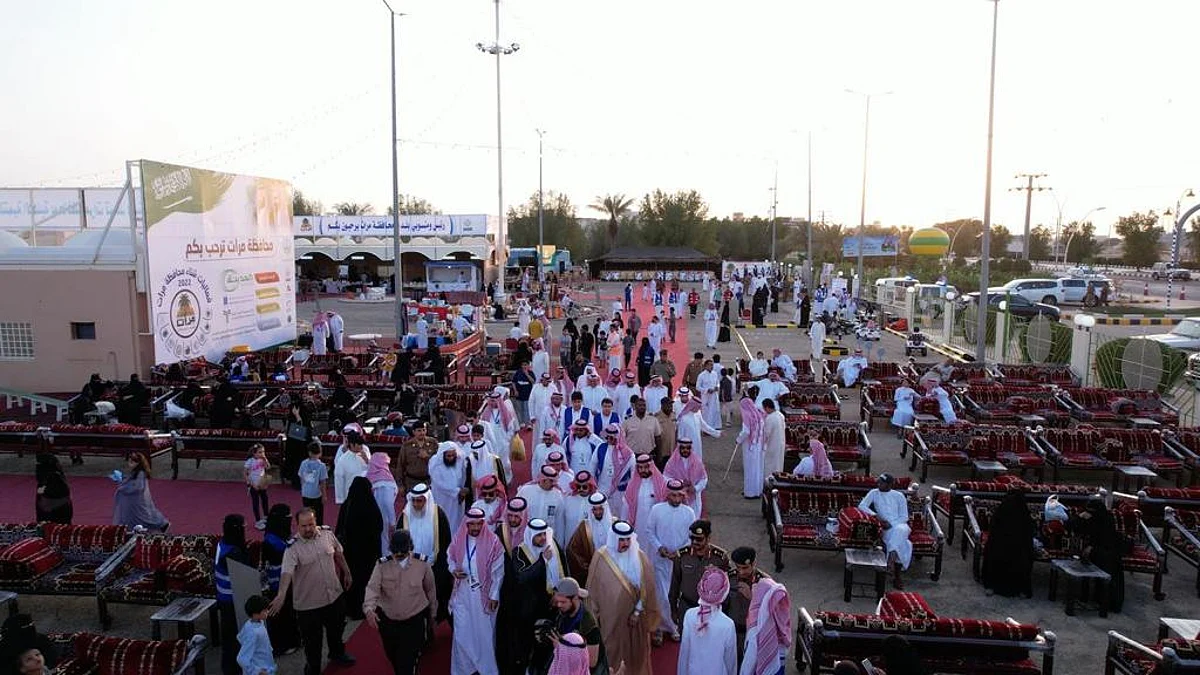 شاهد.. "الحميّن" يدشن مهرجان "تمور مرات الثالث" ويتفقّد أركانه والبرامج المصاحبة ويشيد بتغطيات "سبق" لفعاليات المحافظة