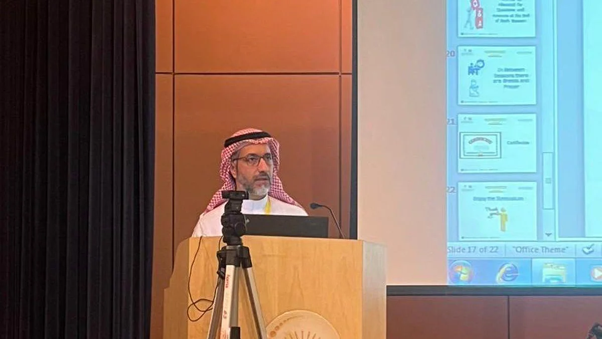 نائب رئيس تجمع الرياض الصحي الثاني لشؤون التمريض خالد الغامدي
