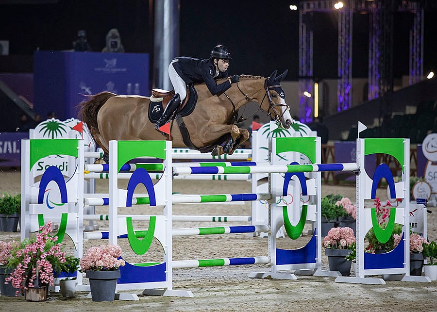 في افتتاح منافسات الأسبوع الثاني لفئة الـ 5 نجوم.. "سعيد" بطل شوط "قفز السعودية" الكبير 