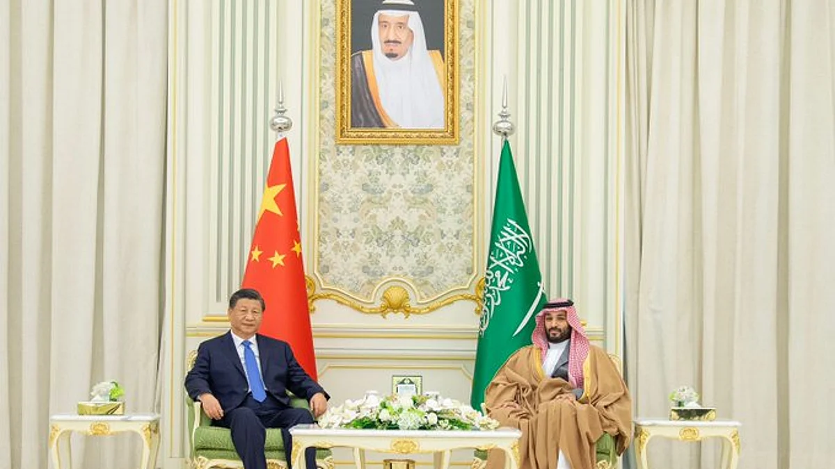 ولي العهد الأمير محمد بن سلمان والرئيس الصيني شي جين بينغ