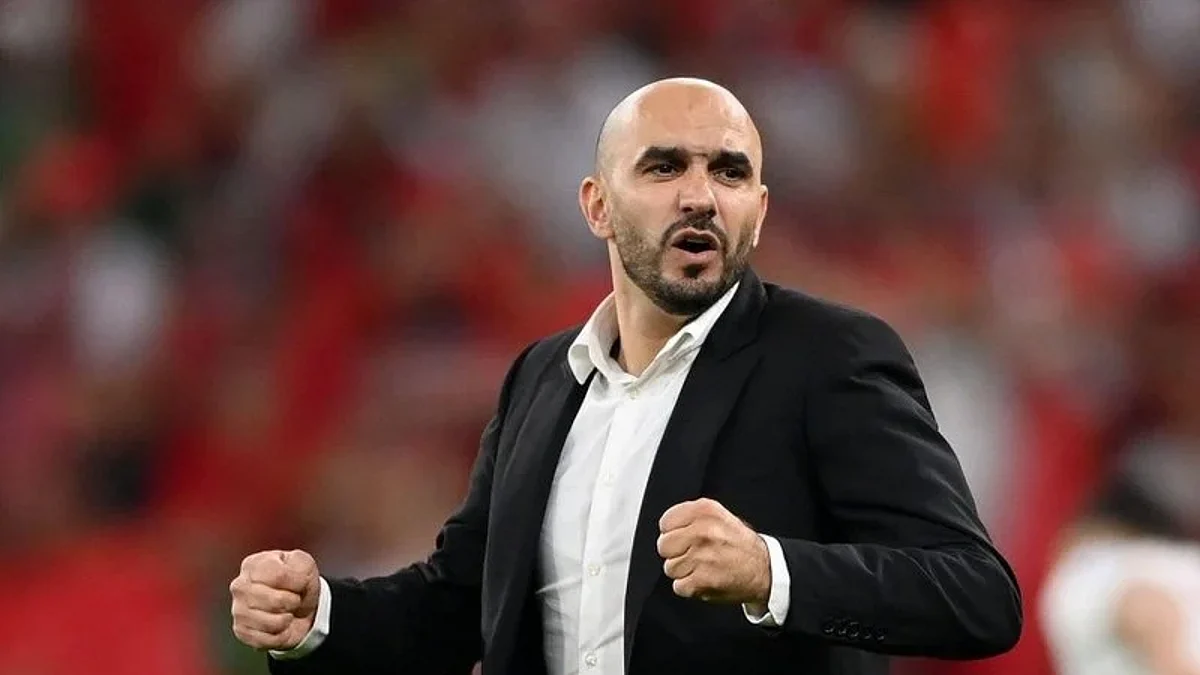 مدرب منتخب المغرب لكرة القدم وليد الركراكي