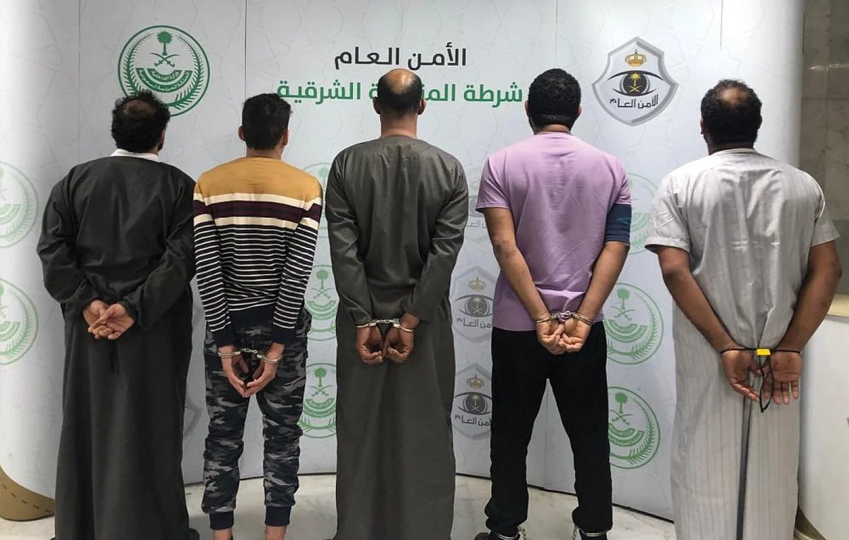 5 أشخاص ارتكبوا حوادث جنائية بالأحساء