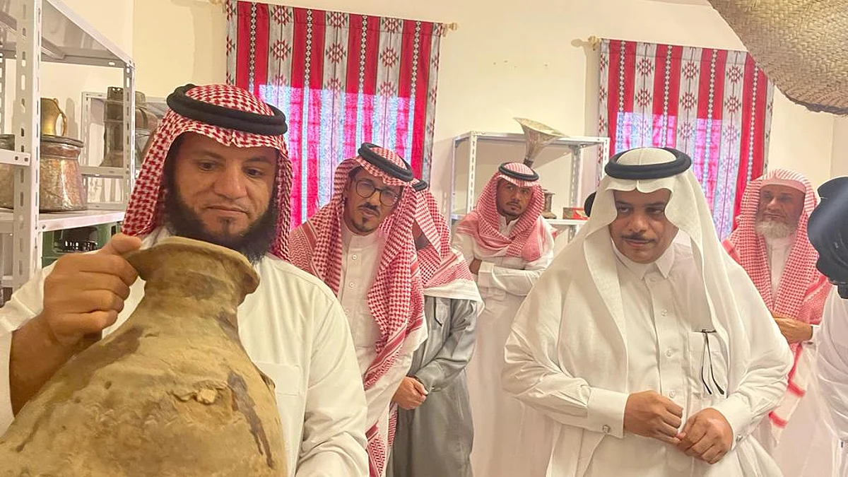 عبدالله الابيرقي خلال تدشين المتحف