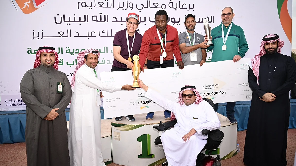جامعة "المؤسس" تحقق المركز الأول في بطولة ألعاب القوى لذوي الإعاقة