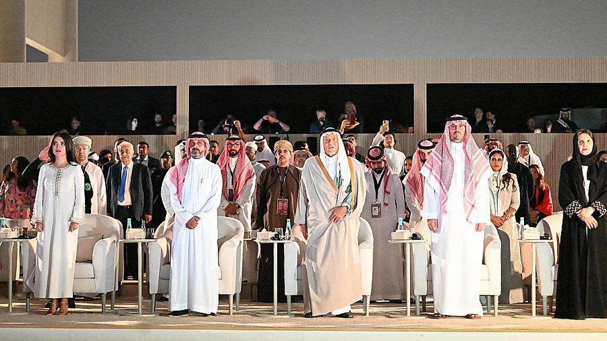 الأمير تركي الفيصل خلال حفل تدشين بينالي الفنون الإسلامية 2023