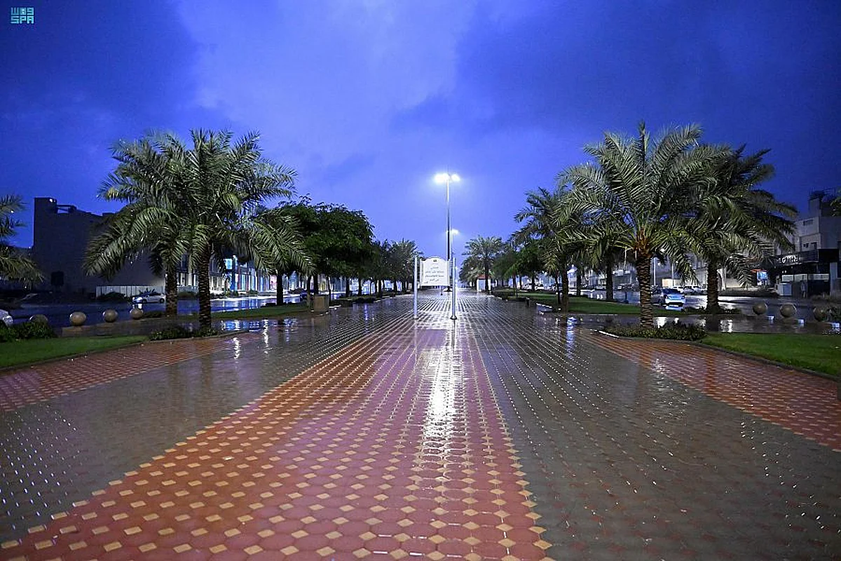 أمطار على المدينة المنورة