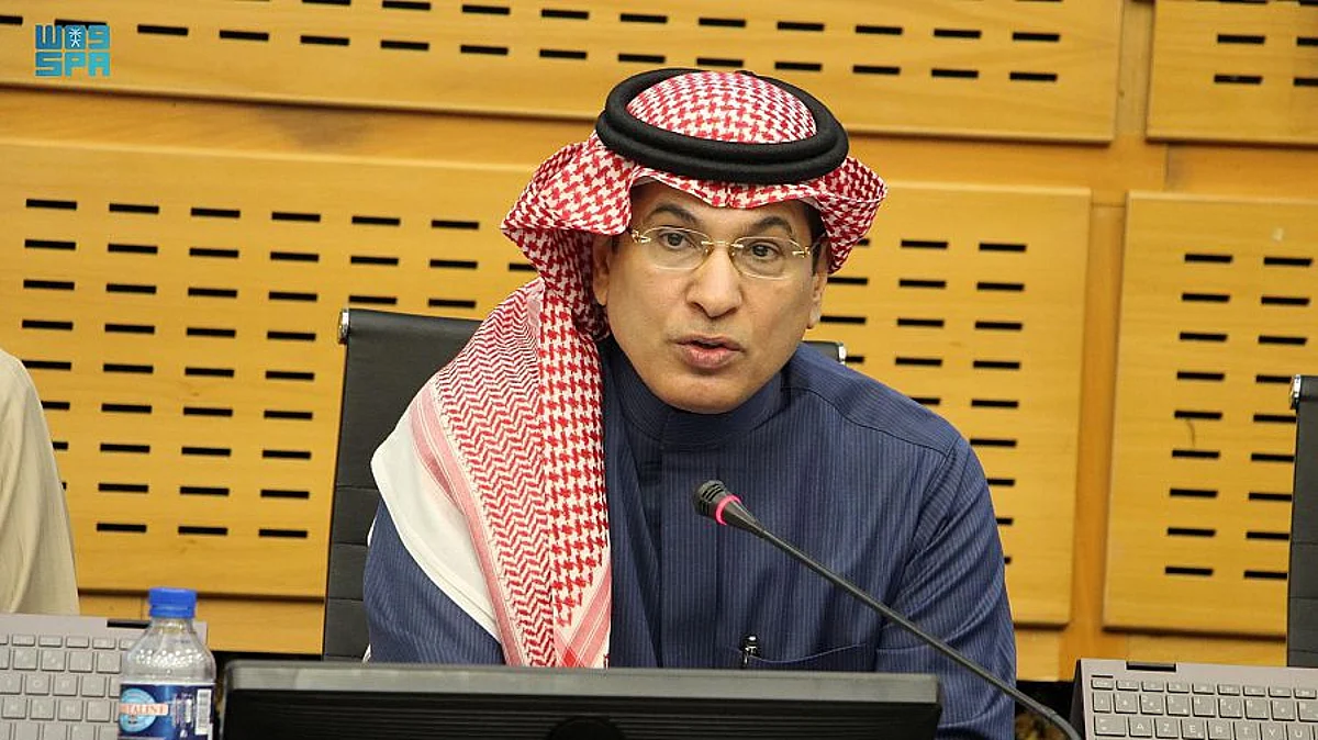 رئيس اتحاد إذاعات الدول العربية والرئيس التنفيذي لهيئة الإذاعة والتلفزيون محمد الحارثي