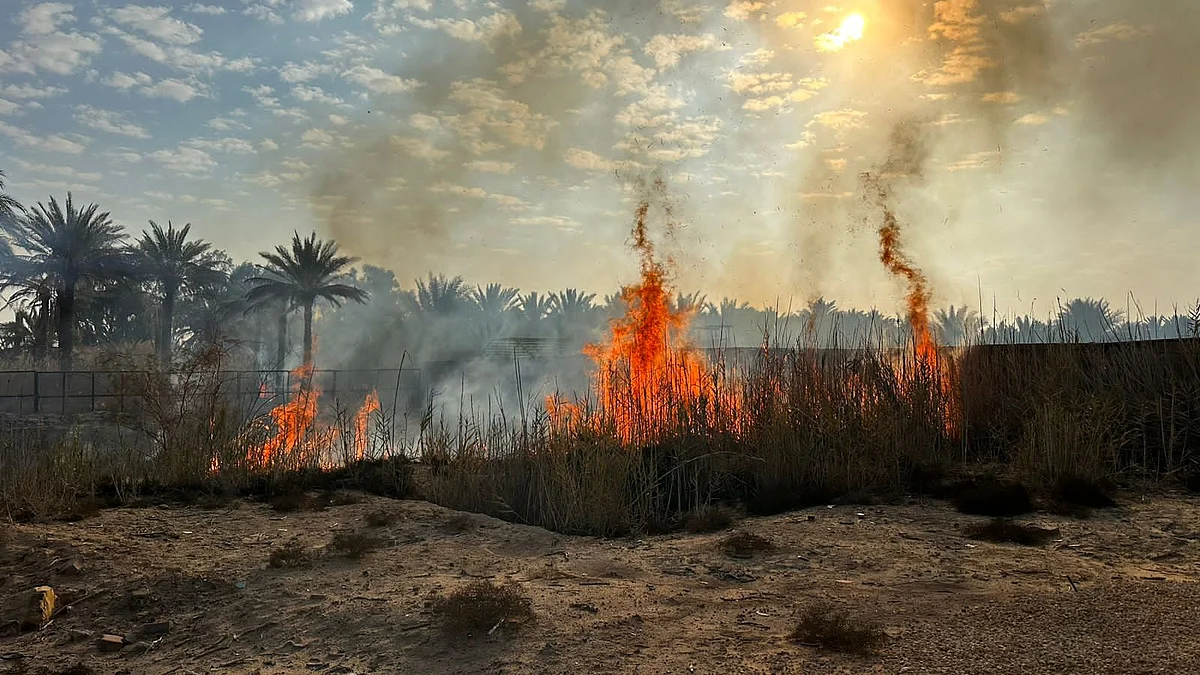 "مدني دومة الجندل" يخمد حريق "مزارع متعدد".. ويحيل الحادثة للتحقيق