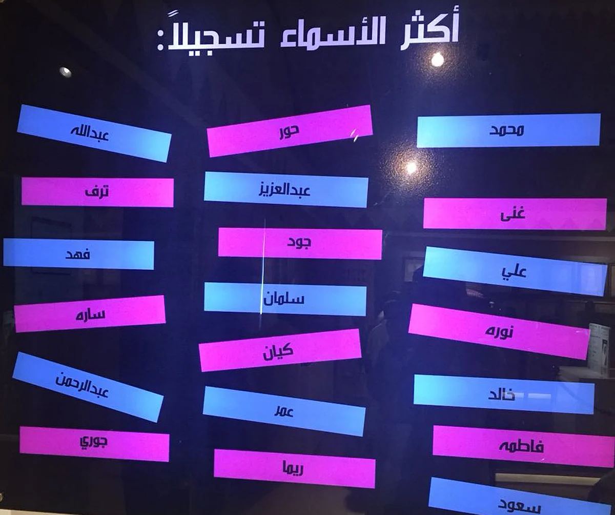 تعرف على أكثر أسماء المواليد تسجيلاً خلال العام الماضي