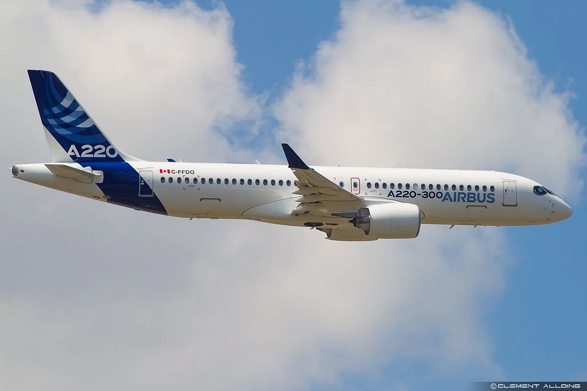 "إيرباص" الأوروبية تطلق "A220" أحدث عائلات طائراتها الكندية