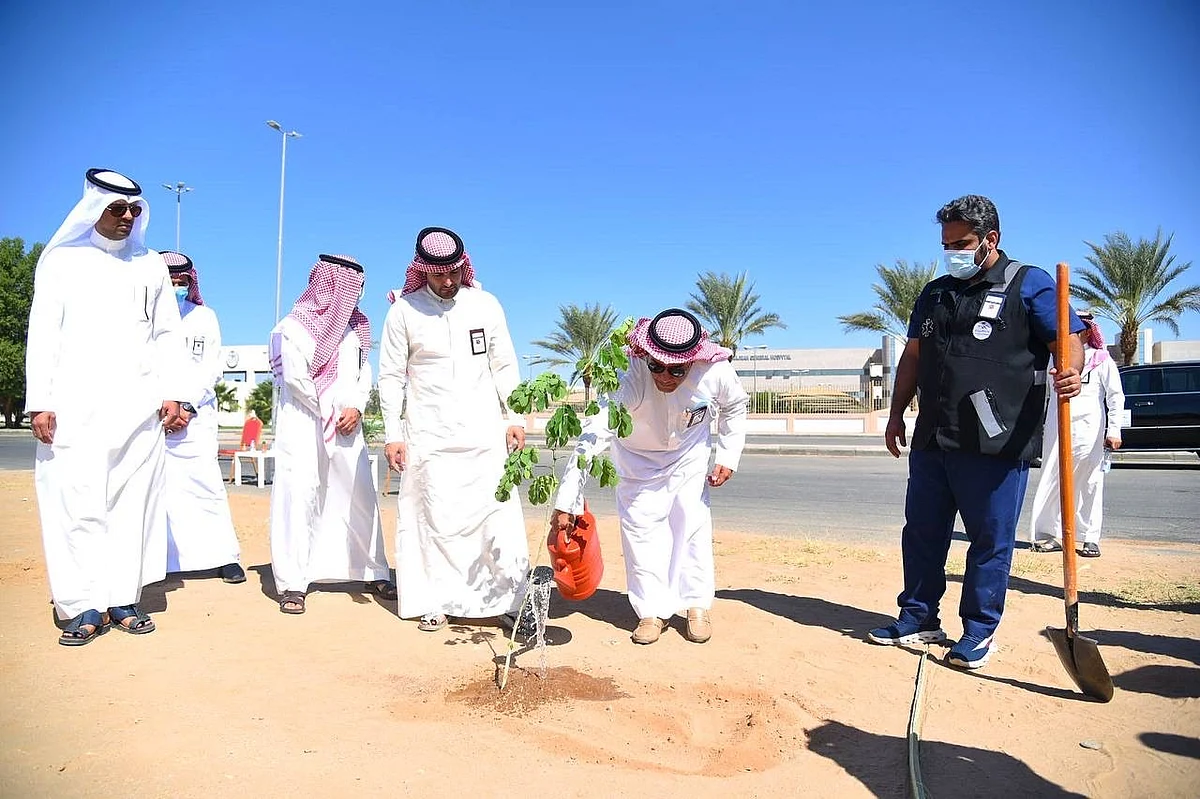 "صحة نجران" تُطلق مبادرة "أيادٍ خضراء" لغرس 20 ألف شجرة