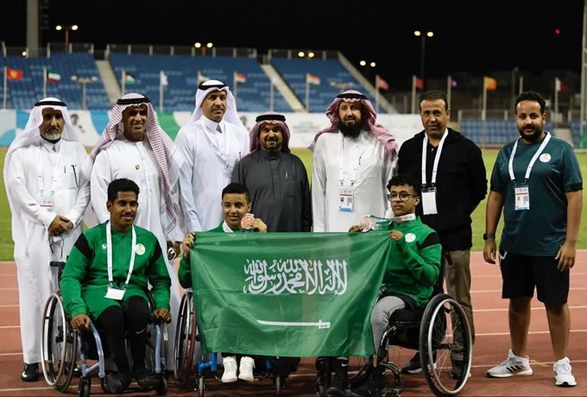 4 ميداليات برونزية للأخضر في انطلاق دورة الألعاب البارالمبية الآسيوية